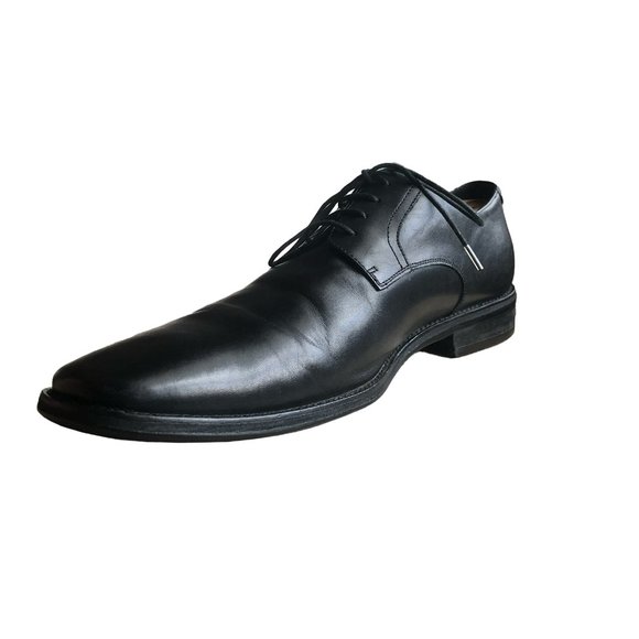 Black Rooster Mens Black Leather Dress Shoes main image 6